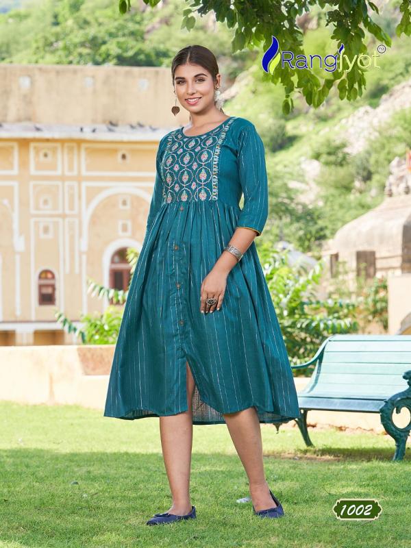 Rangjyot Greciya 2 Fancy Wear Designer Kurti Collection